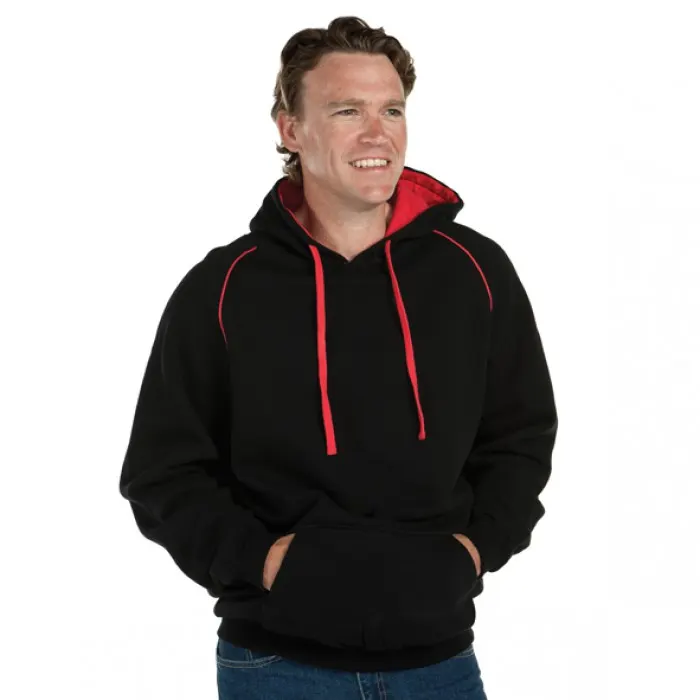 Contrast Fleecy Hoodie