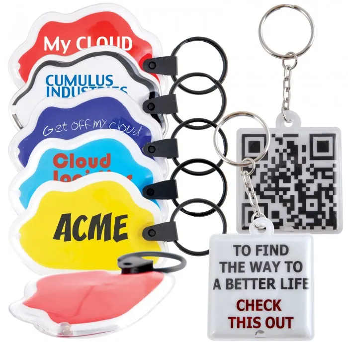 LED PVC Flashlight Keytag